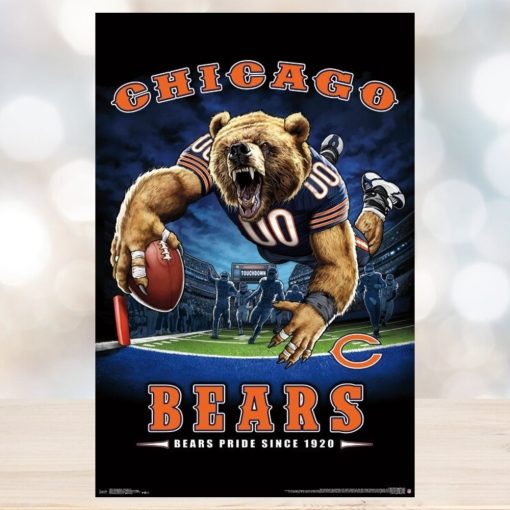 Chicago Bears Bears Pride Since 1920 Nfl Theme Art Poster