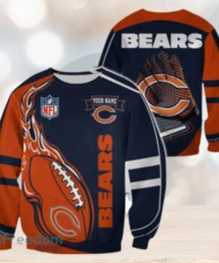 Chicago Bears Custom Name Christmas Ugly Sweater Sweatshirt Sport For Fans