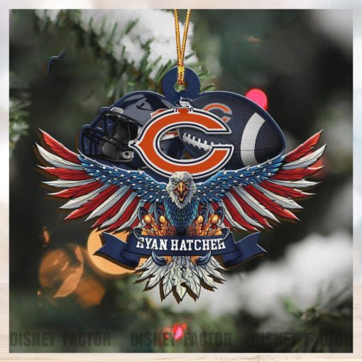 Chicago Bears Decorations, Eagles Christmas Ornaments