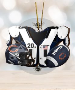 Chicago Bears NFL Sport Ornament Custom Your Name And Number