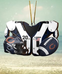 Chicago Bears NFL Sport Ornament Custom Your Name And Number