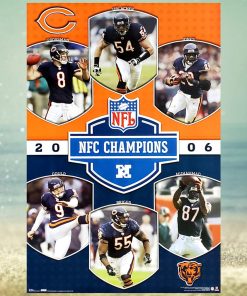 Chicago Bears Nfc Champions 2006 Commemorative Poster