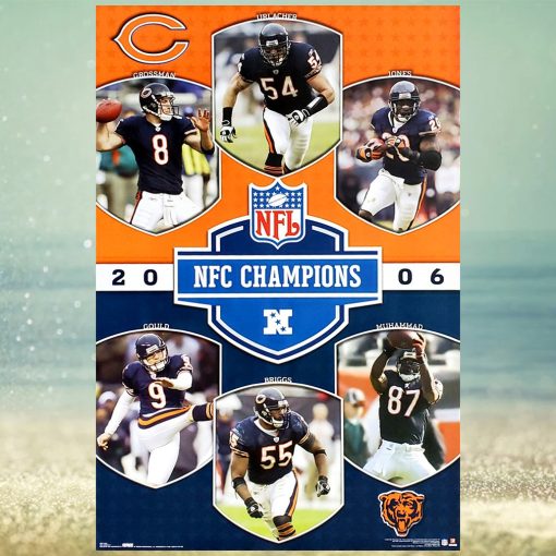 Chicago Bears Nfc Champions 2006 Commemorative Poster