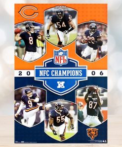 Chicago Bears Nfc Champions 2006 Commemorative Poster