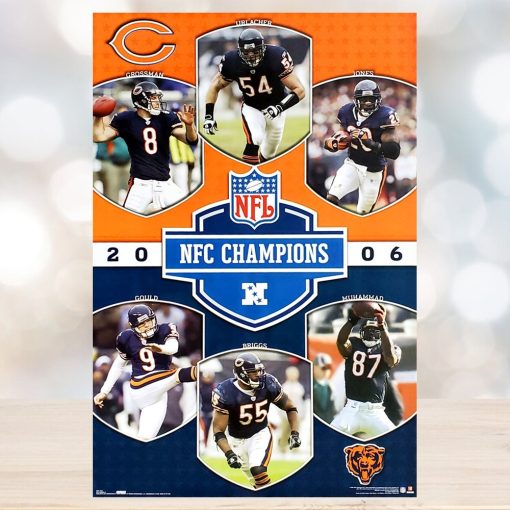 Chicago Bears Nfc Champions 2006 Commemorative Poster