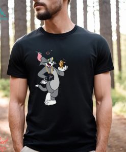 Chicago Bears T Shirt Print Tom And Jerry Nfl Tom And Jerry Tshirt For Fans