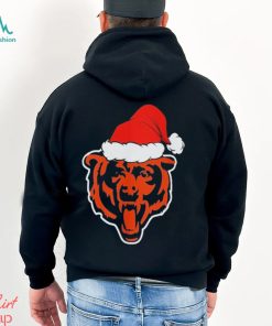 Chicago Bears logo Santa Hat Christmas 2023 Shirt