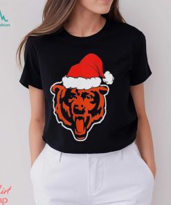 Chicago Bears logo Santa Hat Christmas 2023 Shirt