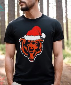 Chicago Bears logo Santa Hat Christmas 2023 Shirt