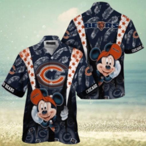 Chicago Bears nfl mickey mouse Hawaiian Shirt custom for fan
