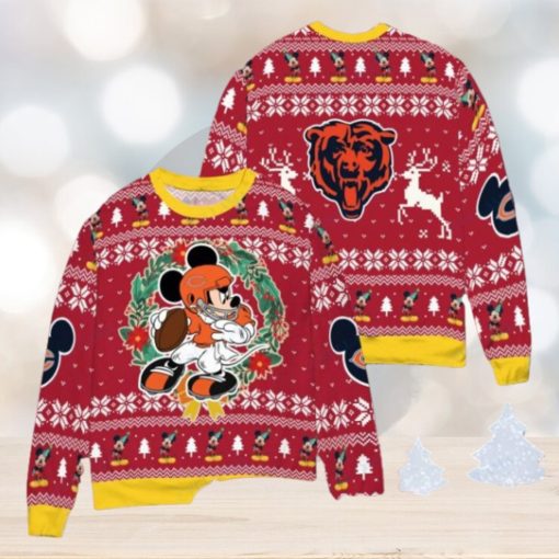 Chicago Bears x Mickey Mouse Ugly Christmas Sweater