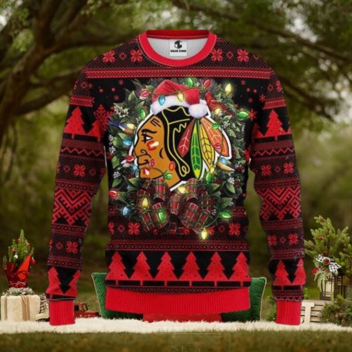 Chicago Blackhawks Christmas Ugly Sweater