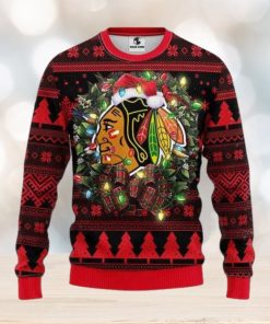 Chicago Blackhawks Christmas Ugly Sweater