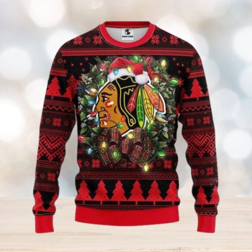 Chicago Blackhawks Christmas Ugly Sweater