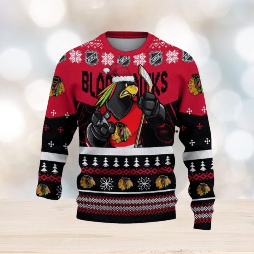 Chicago Blackhawks Custom Name 3D Sweater Funny Gift For Men And Women Fans Christmas