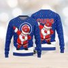 Chicago Cubs Christmas Funny DJ Santa New Style Knitted Sweater