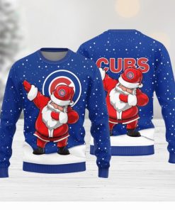 Chicago Cubs Dab Santa New Style Knitted Sweater