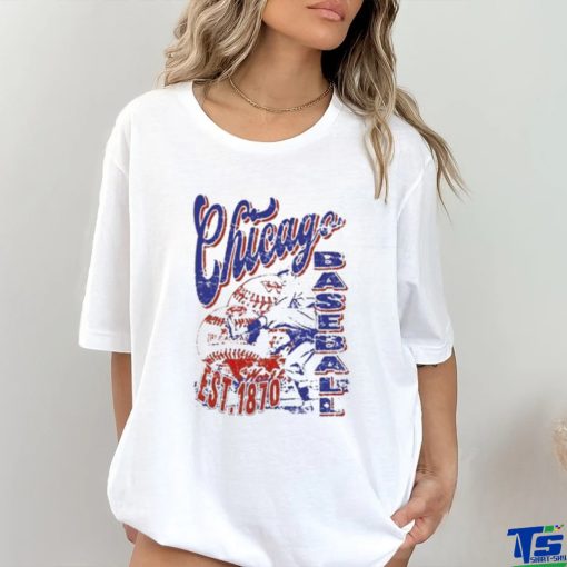 Chicago Cubs baseball est 1870 vintage t shirt