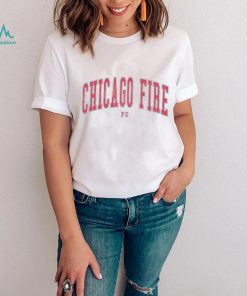 Chicago Fire Gameday Couture White Fleece Pullover Shirt