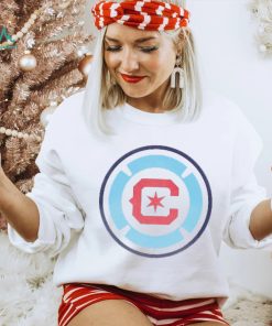 Chicago Fire Gameday Couture White Mock Neck Force Pullover Shirt
