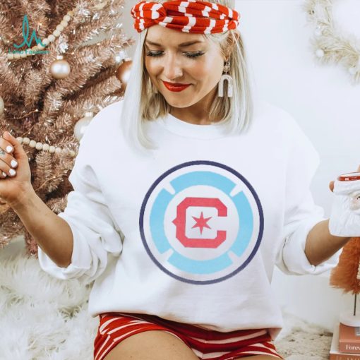 Chicago Fire Gameday Couture White Mock Neck Force Pullover Shirt