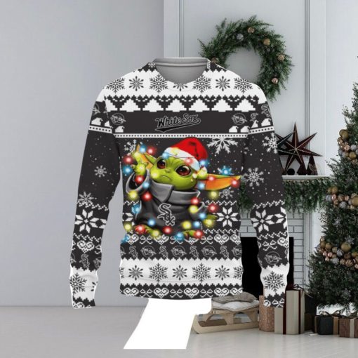 Chicago White Sox Baby Yoda Star Wars Sports Football American Ugly Christmas Sweater