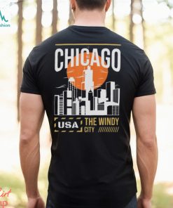 Chicago vacation holiday usa flag T shirt