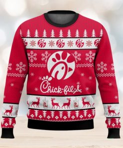 Chick Fil A Christmas Ugly Sweater Special Gift For Xmas