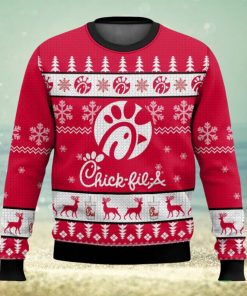 Chick Fil A Christmas Ugly Sweater Special Gift For Xmas