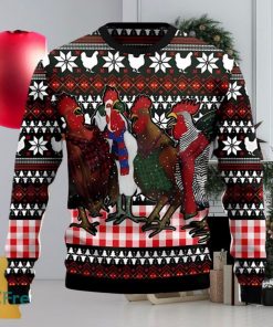 Chicken Under Snow Xmas 3D Sweater Style Gift For Men And Women