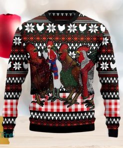 Chicken Under Snow Xmas 3D Sweater Style Gift For Men And Women