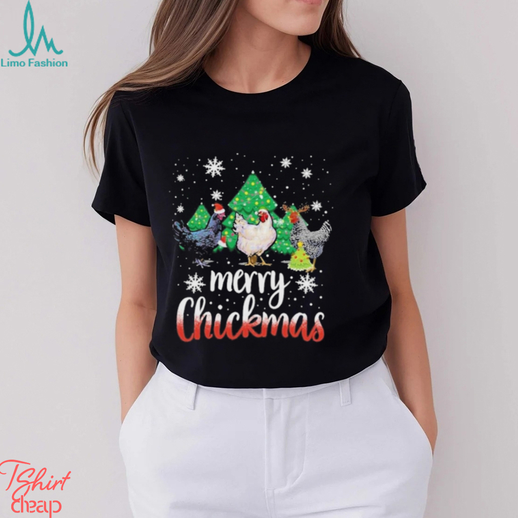 Chicken hat santa merry christmas shirt Chicken hat santa merry christmas shirt