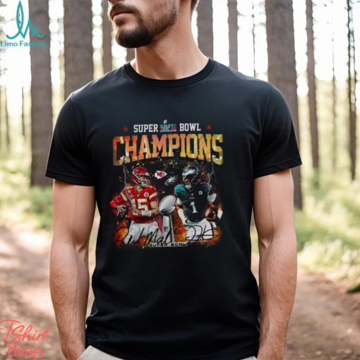 Chiefs vs Eagles Superbowl Shirt, Superbowl Champions Shirt