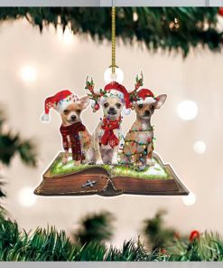 Chihuahua Christmas Ornament 2023 Christmas Tree Decorations Gifts For Chihuahua Lovers