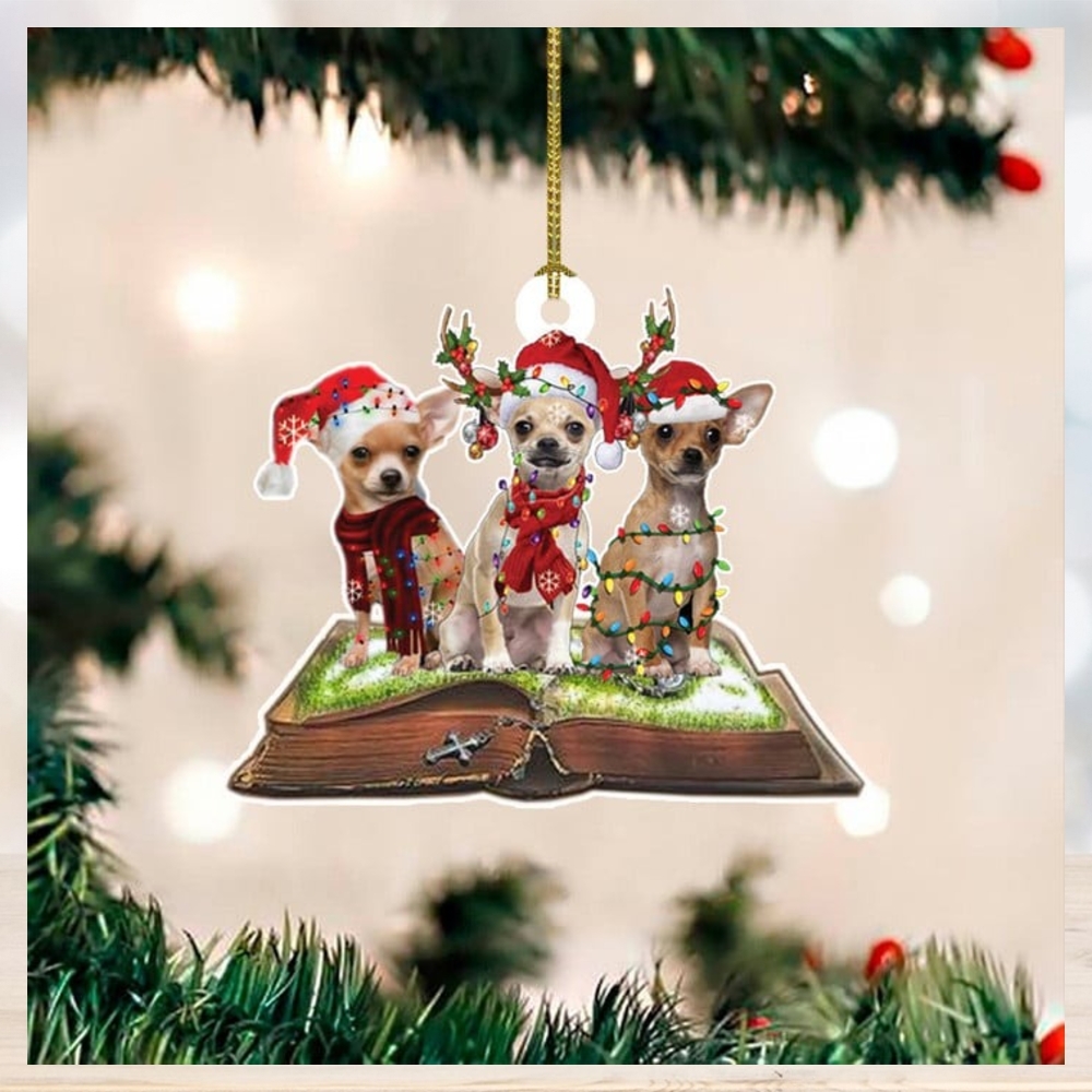 Chihuahua Christmas Ornament 2023 Christmas Tree Decorations Gifts For Chihuahua Lovers Chihuahua Christmas Ornament 2023 Christmas Tree Decorations Gifts For Chihuahua Lovers