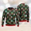 Funny Striped Christmas Pattern Christmas Unisex Ugly Sweater