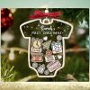 Family Means The World To Me   Family Personalized Custom Ornament   Acrylic Snow Globe Shaped   Christmas Gift For Siblings, Brothers, Sisters, Cousins, Friends, Coworkers