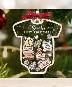 Taylor Swift Personalized With Tour Date Or Personal Message Custom Name  2023 Holiday Christmas Decorations Ornament - Limotees