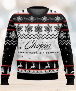 Chopin Vodka Christmas Ugly Sweater Special Gift For Xmas