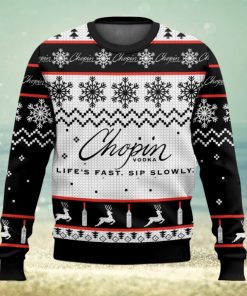 Chopin Vodka Christmas Ugly Sweater Special Gift For Xmas