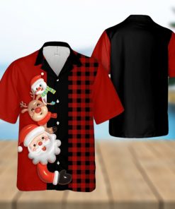 Christmas Aloha Hawaiian Shirt Funny Santa Claus Hawaiian Shirt