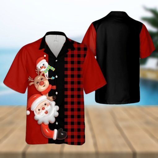 Christmas Aloha Hawaiian Shirt Funny Santa Claus Hawaiian Shirt