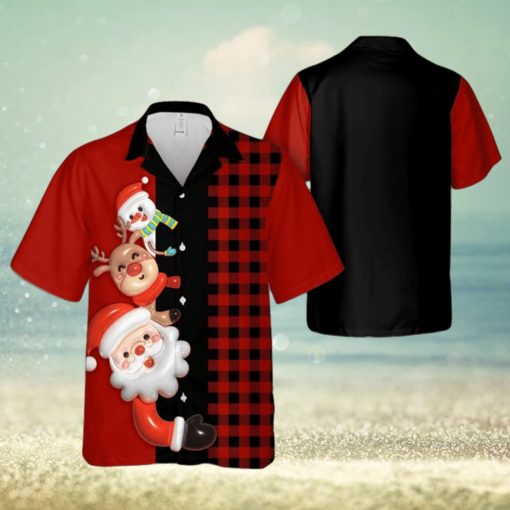 Christmas Aloha Hawaiian Shirt Funny Santa Claus Hawaiian Shirt