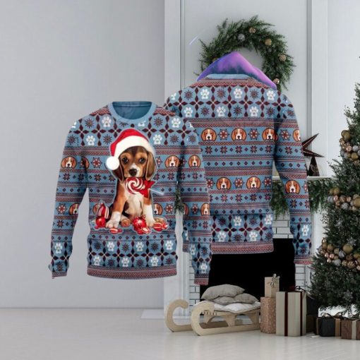 Christmas Beagle Dog Ugly Christmas Sweater Style Gift For Men And Women