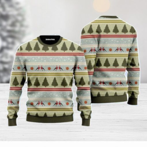 Christmas Birds Pattern Christmas Unisex Ugly Sweater