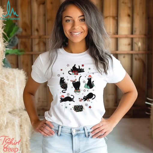 Christmas Black Cat Sweatshirt