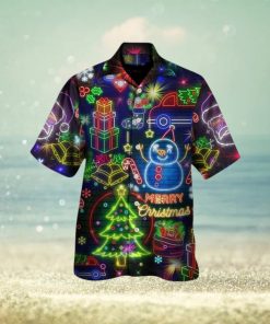 Christmas Bright Neon Lighting Hawaiian Shirt