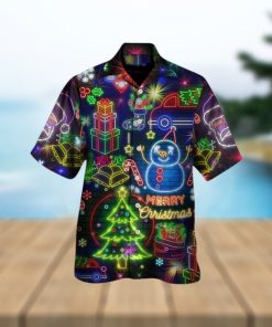 Christmas Bright Neon Lighting Hawaiian Shirt