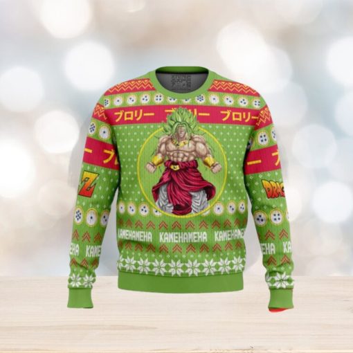 Christmas Broly Dragon Ball Z Ugly Christmas Sweaters