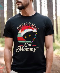 Christmas Cat Mommy vintage 2023 Shirt